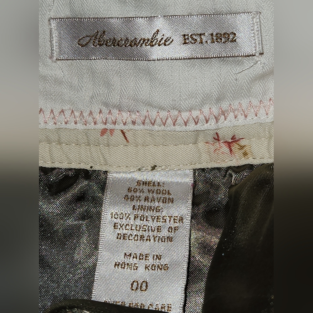 Abercrombie & Fitch Green Plaid Mini Skirt - Picture 5 of 5